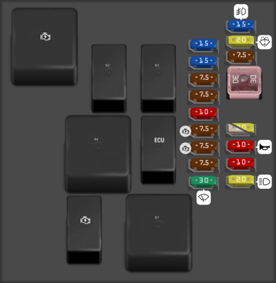 2005 Lexus LS 430 fuse box diagram - StartMyCar
