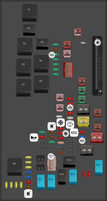 2023 Lexus LS 500 Air conditioning fuse - StartMyCar