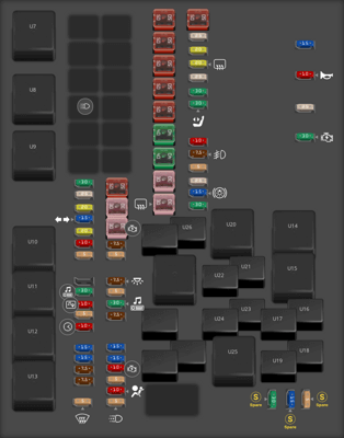 2012 Lexus LX 570 fuse box diagram - StartMyCar