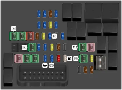 2010 Mazda Mazda3 fuse box diagram