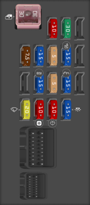 2011 Hatchback Mazda Mazda6 fuse box diagram - StartMyCar