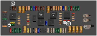 2014 Mercedes Benz B Class fuse box diagram