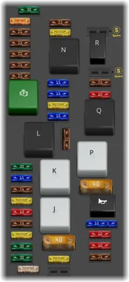 2010 Mercedes Benz GLK-Class fuse box diagram
