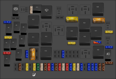 2004 Mercedes Benz M Class fuse box diagram - StartMyCar