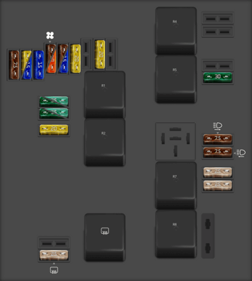 2004 Mercedes Benz M Class fuse box diagram - StartMyCar