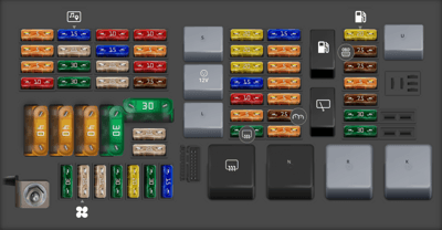 2011 Mercedes Benz M Class fuse box diagram - StartMyCar