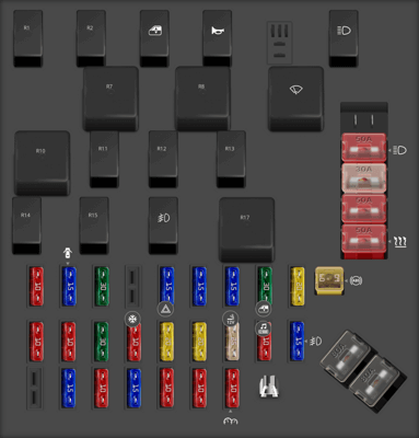 Mercedes Benz MB100 fuse box diagrams for all years - StartMyCar