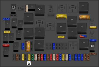 2003 Mercedes Benz ML-Class fuse box diagram - StartMyCar