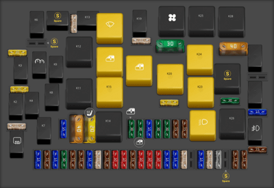 Mercedes Benz ML320 fuse box diagrams for all years - StartMyCar