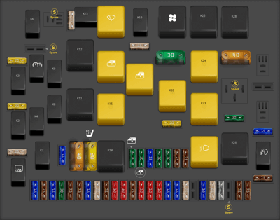 Mercedes Benz ML320 fuse box diagrams for all years - StartMyCar