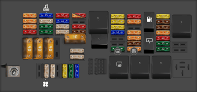 2006 Mercedes Benz R Class fuse box diagram - StartMyCar