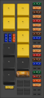 2004 Mercedes Benz SL-Class fuse box diagram - StartMyCar