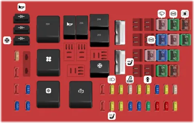 2005 Mercury Grand Marquis fuse box diagram