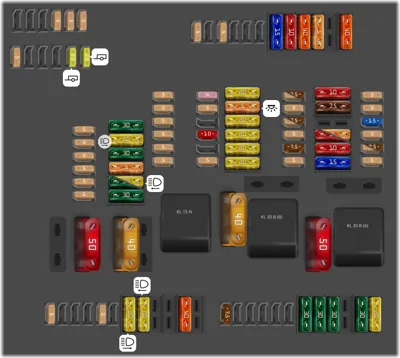 2016 Mini Cooper fuse box diagram
