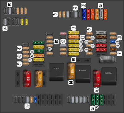 Diagramme de fusibles Mini Cooper 2024 - StartMyCar