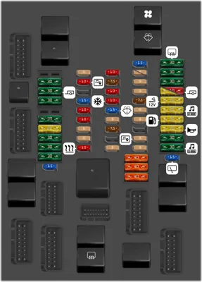 2013 mini cooper cigarette lighter fuse 2013 Mini Cooper S fuse box diagram