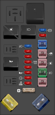 1997 Mitsubishi Lancer fuse box diagram - StartMyCar
