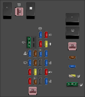 2016 Mitsubishi Lancer fuse box diagram - StartMyCar