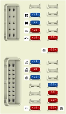 2002 Nissan Altima fuse box diagram