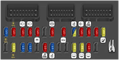 2009 Nissan Altima fuse box diagram