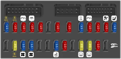 2009 Nissan Maxima fuse box diagram