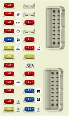 2008 Nissan Sentra Sl fuse box diagram - StartMyCar