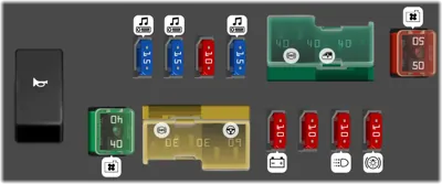 2013 Nissan Sentra fuse box diagram