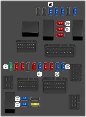 2015 Nissan Sentra fuse box diagram