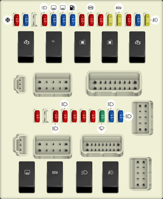 2008 Nissan Xterra fuse box diagram - StartMyCar
