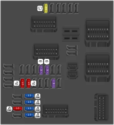 2016 Peugeot 508 Cigarette lighter fuse