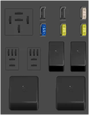 2010 Renault Modus fuse box diagram - StartMyCar