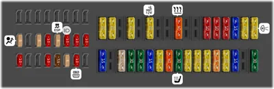 2006 Seat Altea XL fuse box diagram