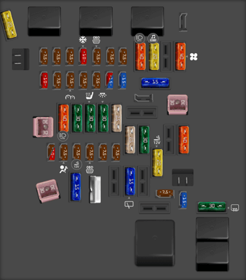 2020 Seat Ateca fuse box diagram - StartMyCar