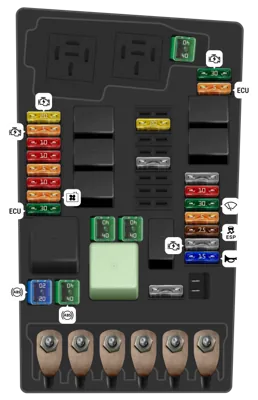 2015 Skoda Octavia Radio fuse
