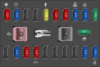 2009 Suzuki Alto fuse box diagram - StartMyCar