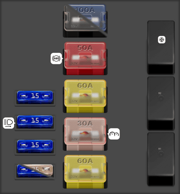 1999 G2 Suzuki Grand Vitara Air conditioning relay - StartMyCar