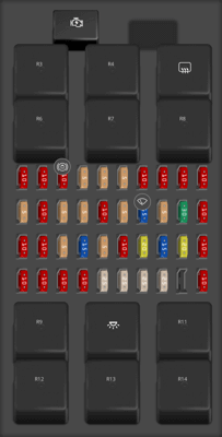 2014 Storme Tata Safari fuse box diagram - StartMyCar
