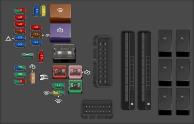 2014 Toyota Alphard fuse box diagram - StartMyCar