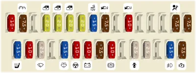 2011 Toyota Corolla Cigarette lighter fuse