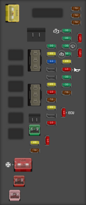 2024 Hybrid Toyota Grand Highlander fuse box diagram - StartMyCar