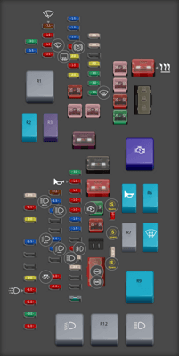 2018 Eu Toyota Land Cruiser Brake light fuse - StartMyCar