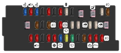 2012 Toyota Prius Cigarette lighter fuse
