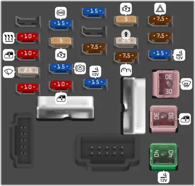 2000 Toyota Sienna Brake light fuse