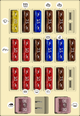 1994 Toyota Supra fuse box diagram - StartMyCar