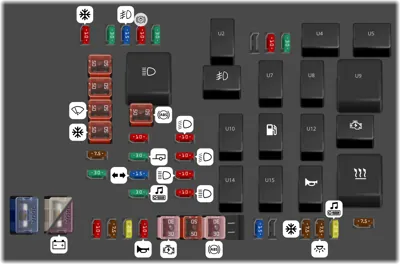 2013 Toyota Tacoma Cigarette lighter fuse