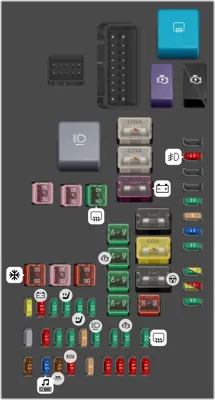 2018 Toyota Vellfire 2nd Gen fuse box diagram - StartMyCar