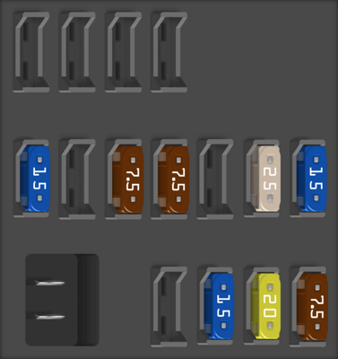 2018 Toyota Yaris iA fuse box diagram - StartMyCar