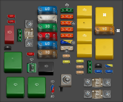 2020 Vauxhall Vivaro fuse box diagram - StartMyCar