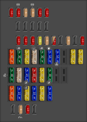 2012 Volkswagen GTI Cooling fan fuse - StartMyCar