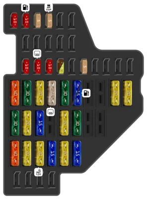 2008 Volkswagen Jetta A5 fuse box diagram - StartMyCar